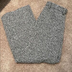 Women’s Black and White Tweed Pants